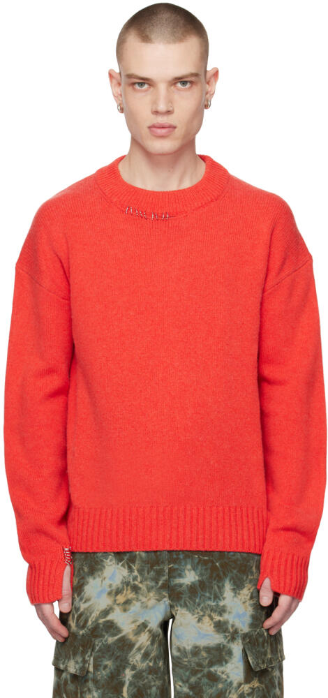 ALTU Red Pierced Sweater Cover