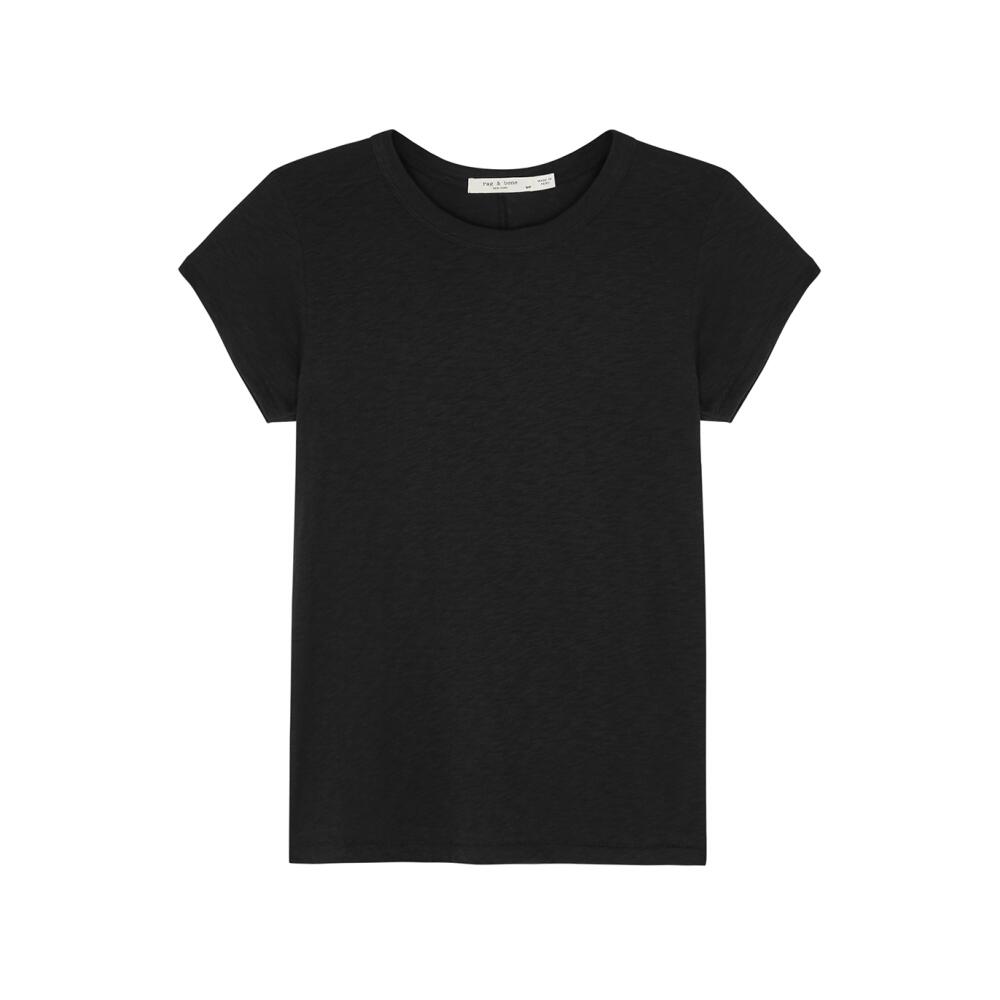 Rag & Bone The Tee Cotton T-shirt - Black Cover