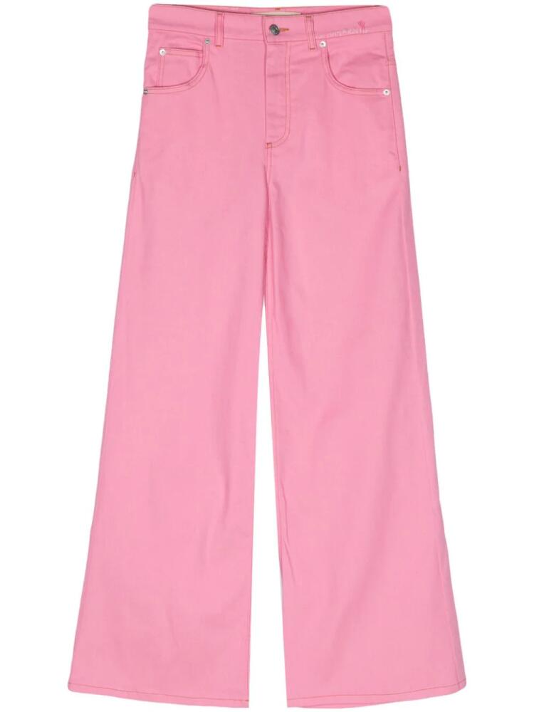 Marni high-rise wide-leg jeans - Pink Cover