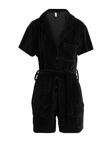 Moschino Woman Jumpsuit Black Cotton, Polyester Cover