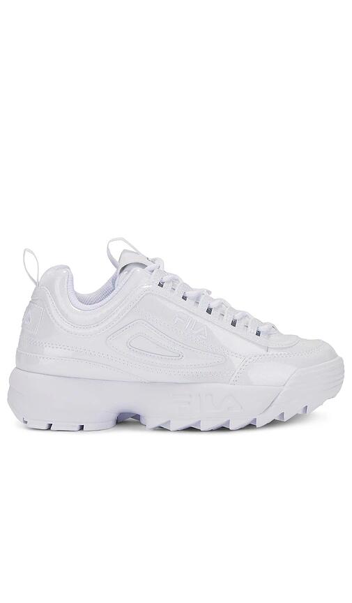 Fila Disruptor Ii Shine Metallic Sneaker in White Cover