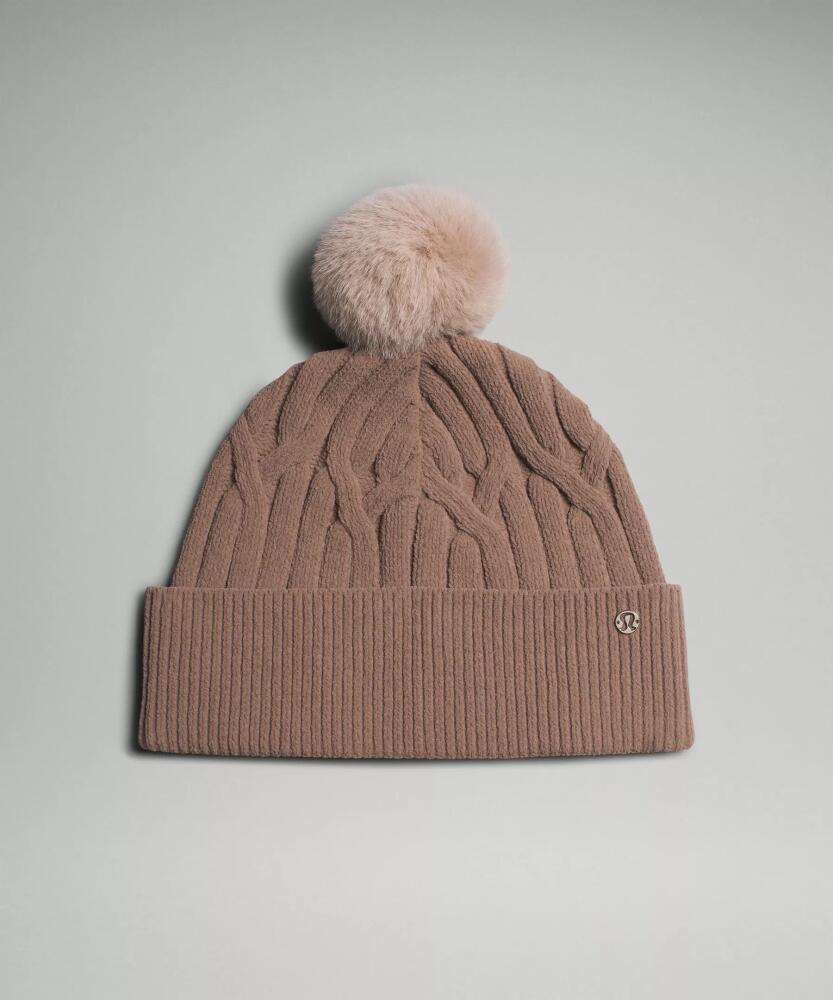 lululemon Cable-Knit Pom-Pom Beanie Cover