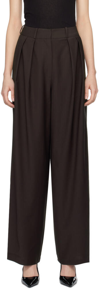 The Frankie Shop Brown Ripley Trousers Cover