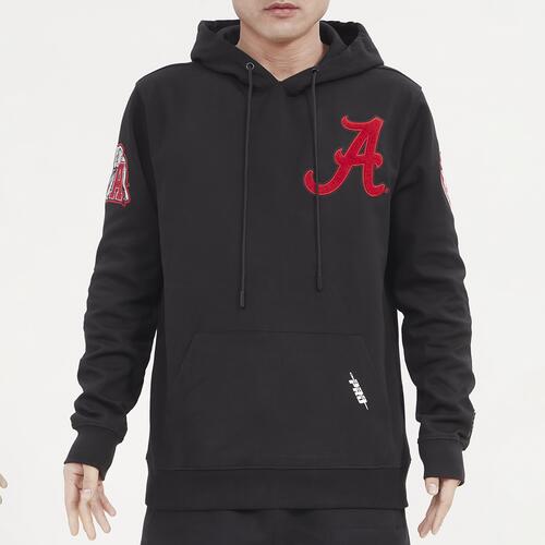 Pro Standard Alabama Classic Pullover Hoodie - Mens Black/Red Cover