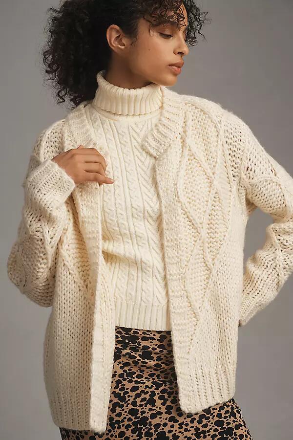 FRNCH Chunky Stitch Cardigan Sweater Cover