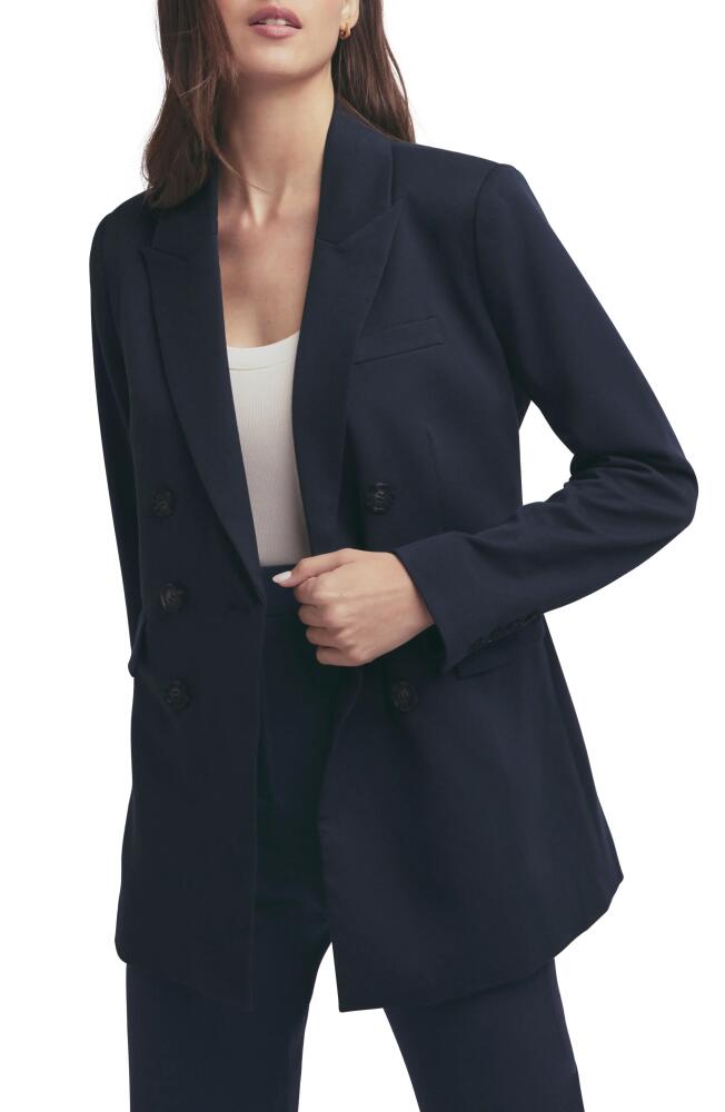 Favorite Daughter The Phoebe Blazer in Navy Cover