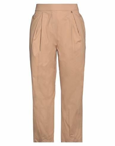 Le Sarte Del Sole Woman Pants Camel Cotton Cover