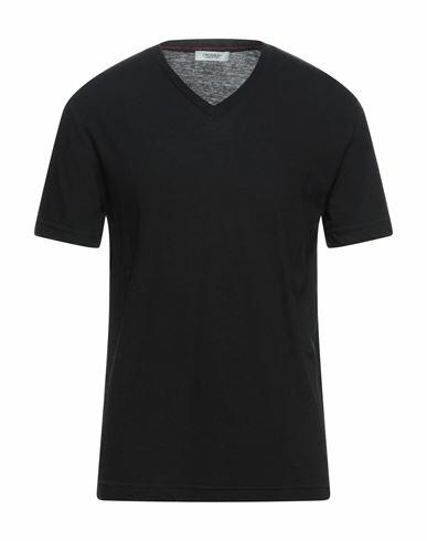 Crossley Man T-shirt Black Cotton, Cashmere Cover