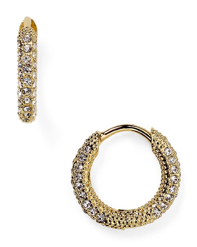 Nadri Pave Huggie Hoop Earrings Cover