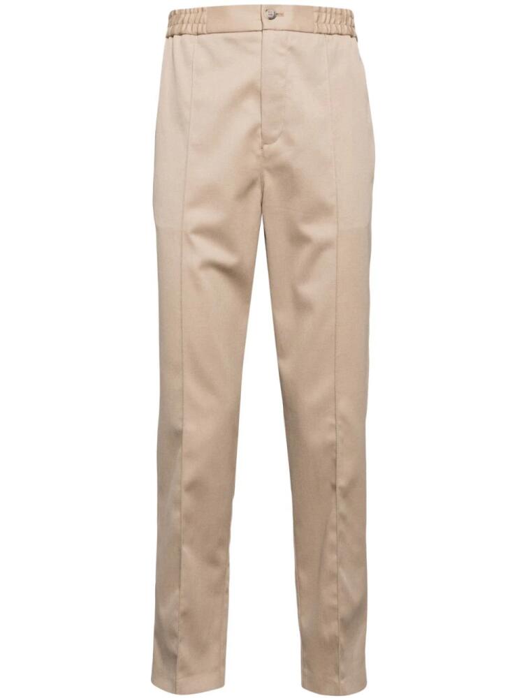 A.P.C. pressed-crease straight trousers - Brown Cover