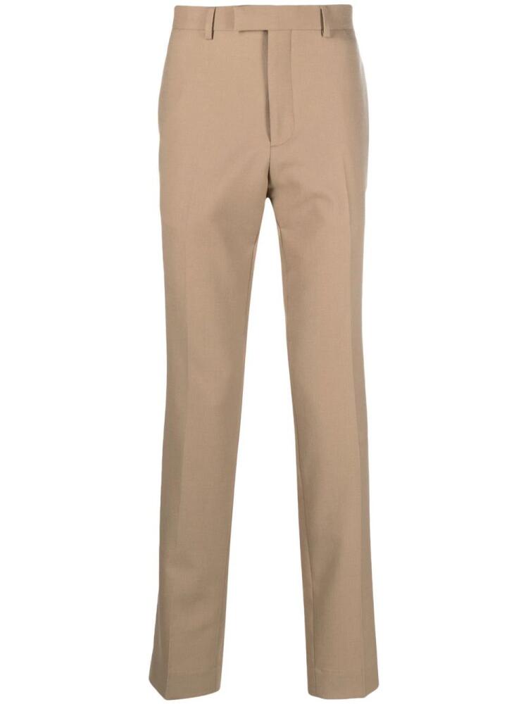 SANDRO mid-rise tapered trousers - Neutrals Cover