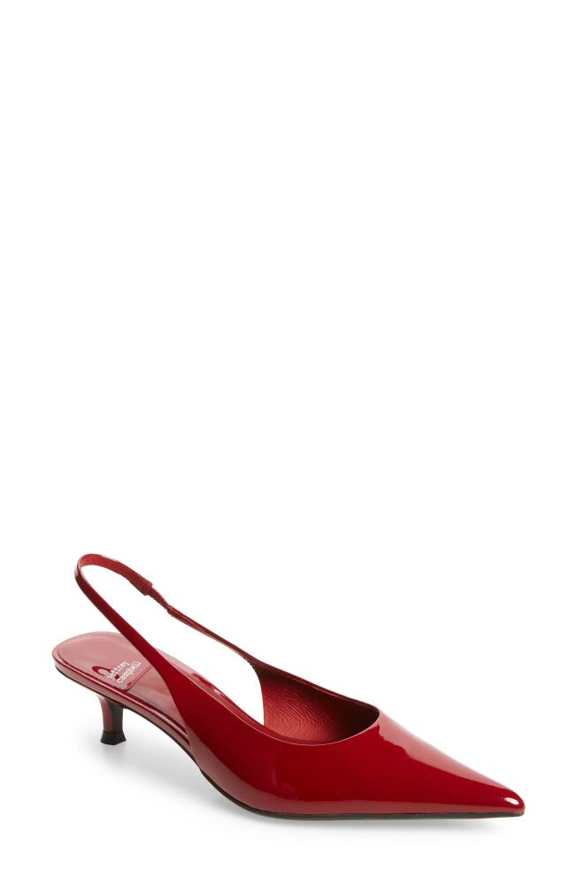 Jeffrey Campbell Persona Slingback Pump in Cherry Red Patent Cover