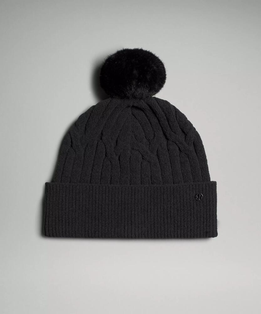 lululemon Cable-Knit Pom-Pom Beanie Cover