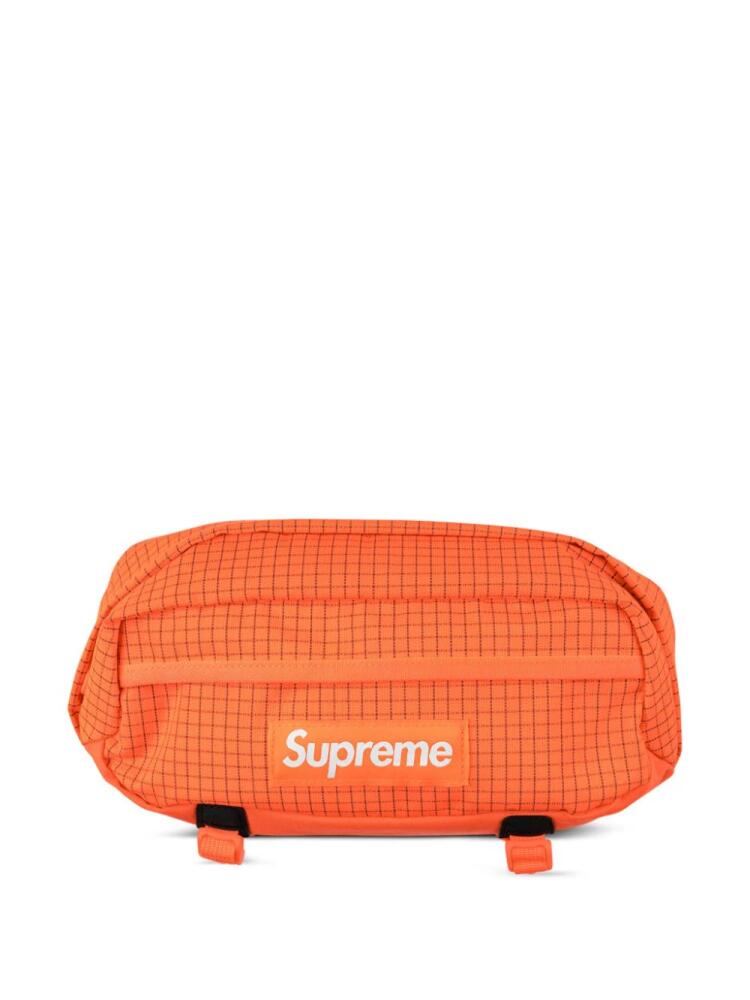 Supreme box-logo ripstop waist bag - Orange Cover