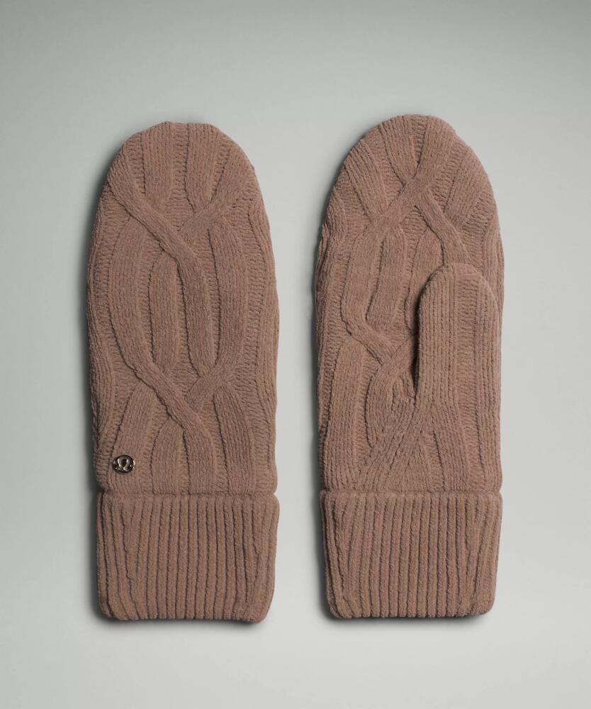 lululemon Cable-Knit Fleece-Lined Mittens Cover