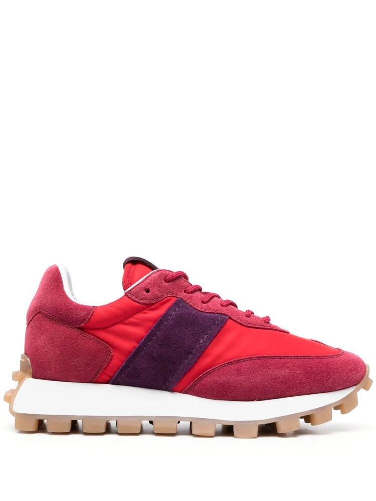 Tod's panelled low-top sneakers - Red Cover