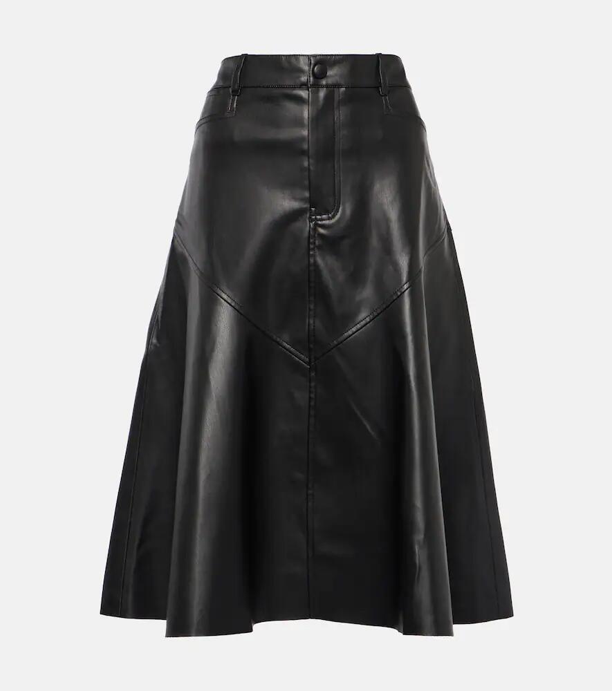 Proenza Schouler White Label Jesse faux leather midi skirt Cover