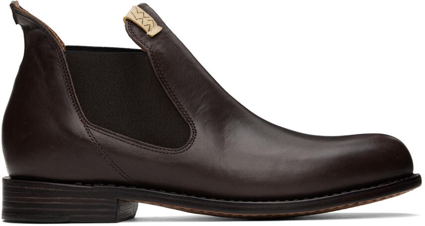 visvim Brown Gornegrat Mid-Folk Chelsea Boots Cover