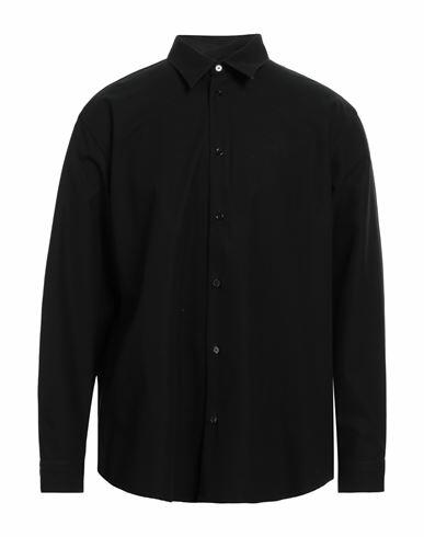 Oamc Man Shirt Black Organic cotton, Silk Cover