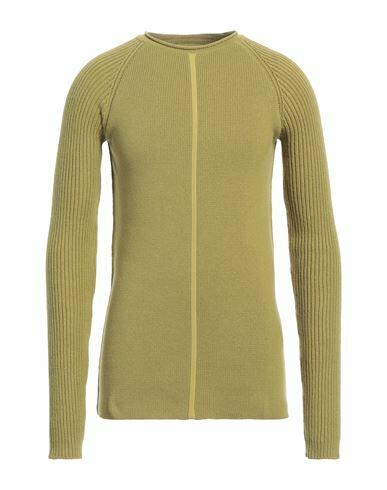 Rick Owens Man Sweater Acid green Cashmere, Wool, Viscose, Polyester Cover