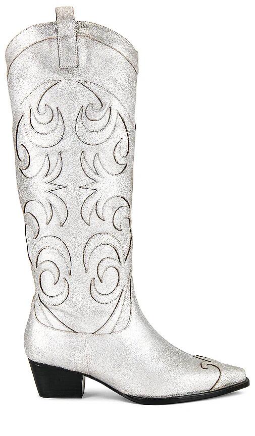 RAYE Appaloosa Boot in Metallic Silver Cover