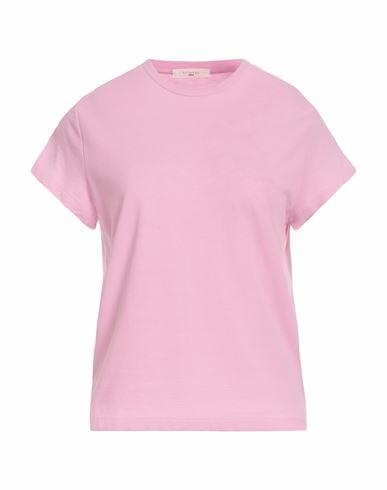 Zanone Woman T-shirt Pink Cotton Cover