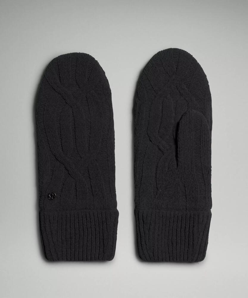 lululemon Cable-Knit Fleece-Lined Mittens Cover