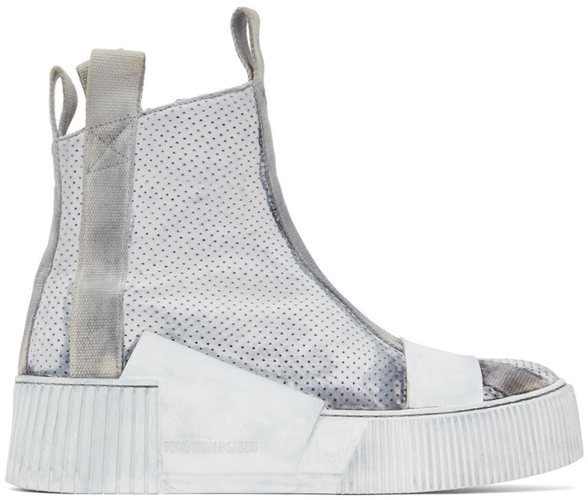 Boris Bidjan Saberi SSENSE Exclusive Grey Bamba 3.1 Sneakers Cover