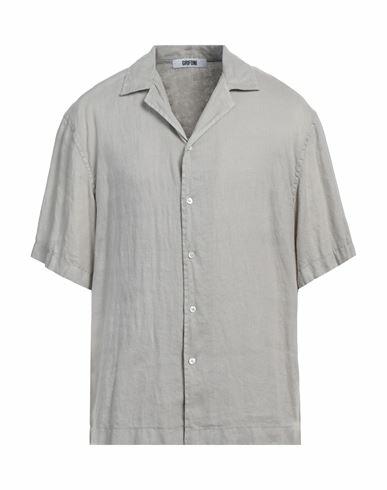 Grifoni Man Shirt Dove grey Linen Cover