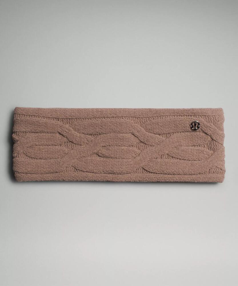 lululemon Cable-Knit Fleece-Lined Ear Warmer Cover