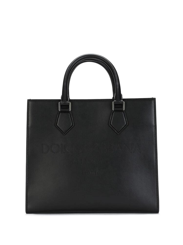 Dolce & Gabbana Edge leather tote bag - Black Cover