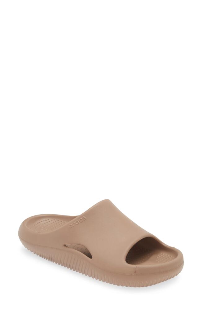 CROCS Mellow Slide Sandal in Latte Cover