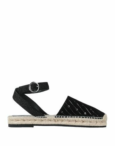 Liu •jo Woman Espadrilles Black Soft Leather Cover