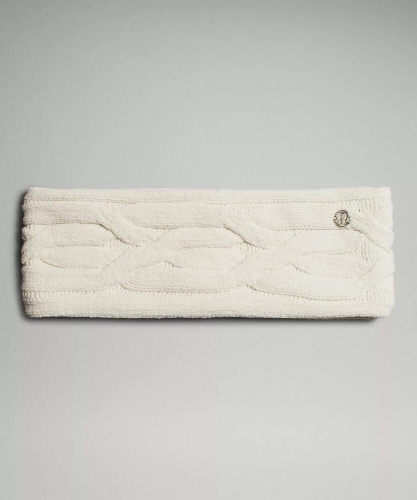 lululemon Cable-Knit Fleece-Lined Ear Warmer Cover