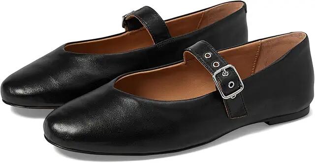 Madewell Madewell hera grommet mary jane flat (True Black) Women's Flat Shoes Cover