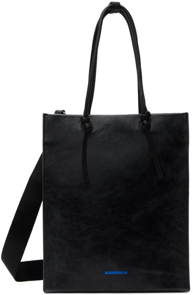 ADER error Black Cracked Shopper Tote Cover