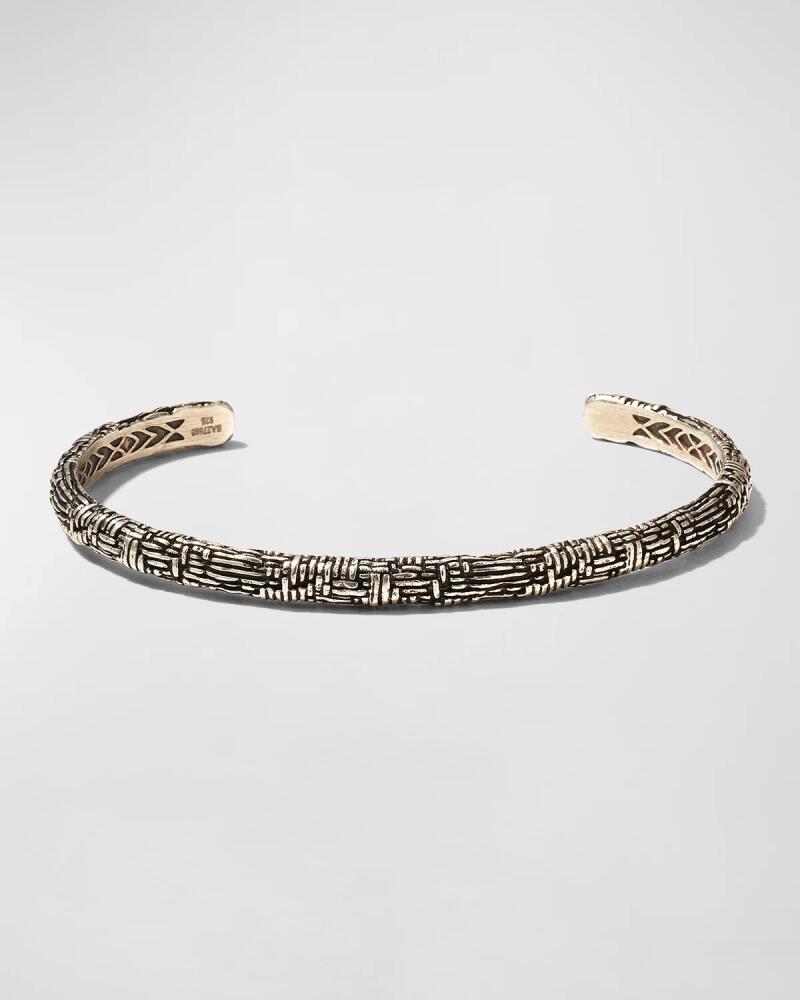 John Varvatos Men's Artisan Woven Texture Cuff Bracelet Cover