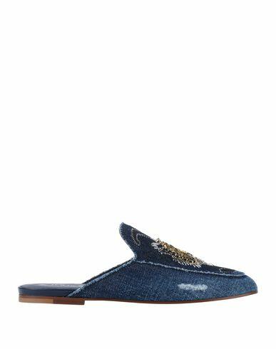 Tod's Woman Mules & Clogs Blue Textile fibers Cover