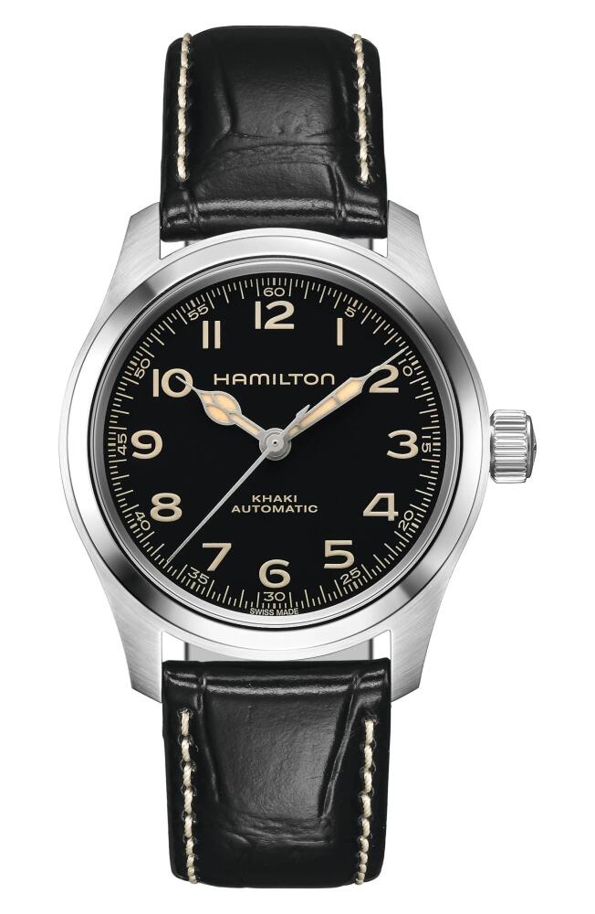 Hamilton Khaki Field Watch, 38mm in Black Cover