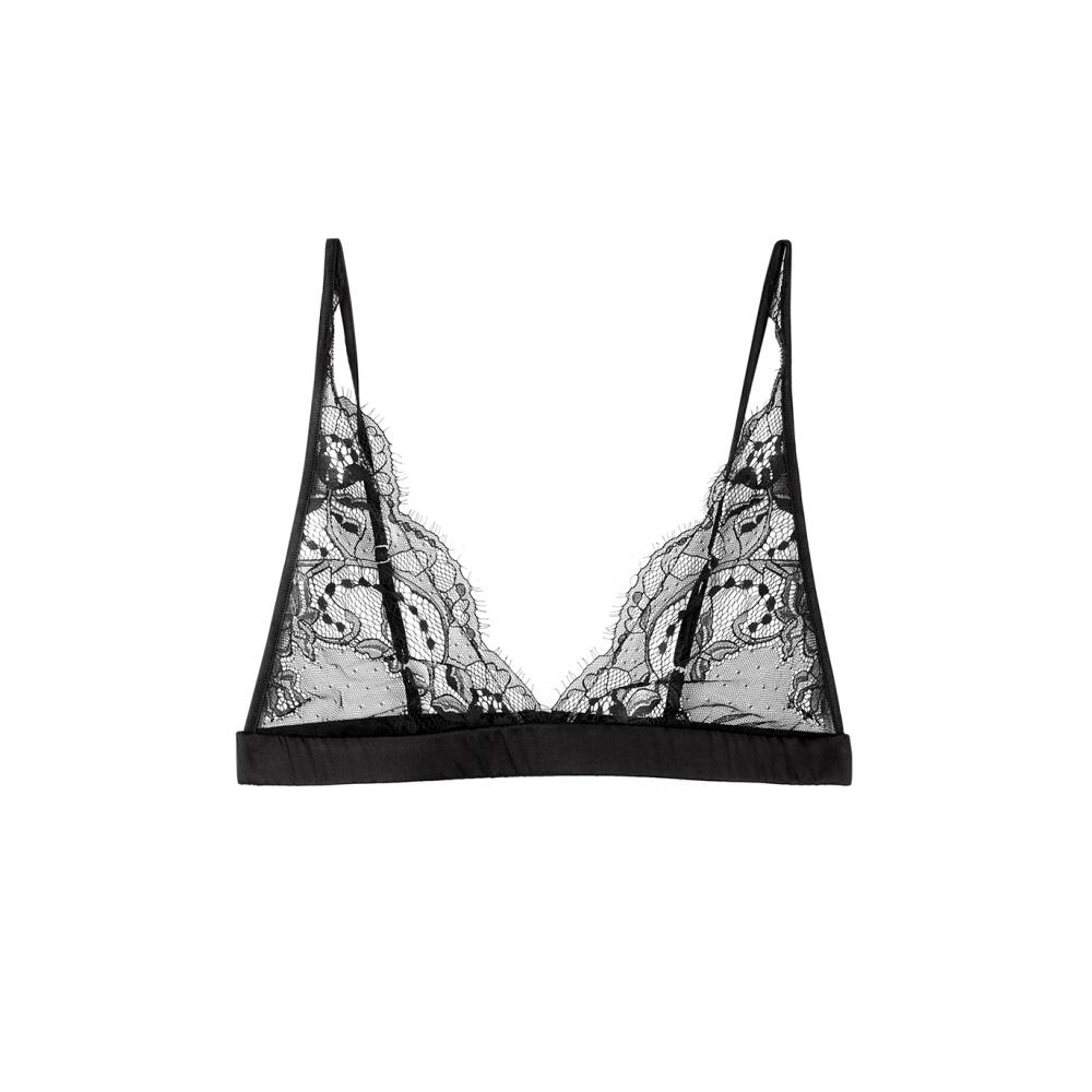 Fleur OF England Signature Boudoir Lace Soft-cup bra - Black Cover