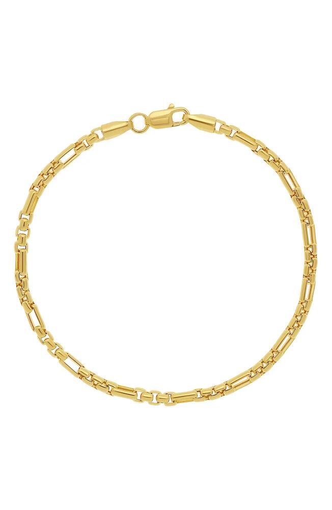 Bony Levy Men's 14K Gold Interlock Chain Bracelet in 14K Yellow Gold Cover