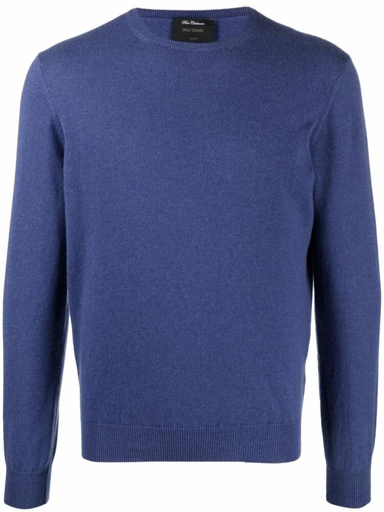 Dell'oglio crew-neck cashmere jumper - Blue Cover