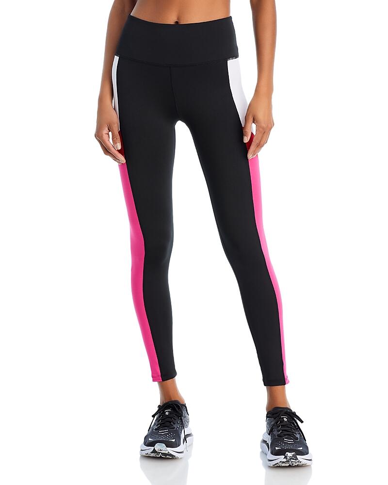 Aqua Athletic Colorblock High Rise Leggings - Exclusive Cover