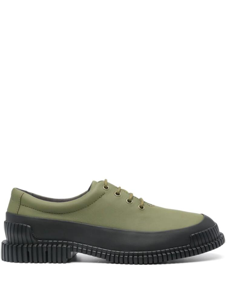 Camper Pix lace-up leather shoes - Green Cover