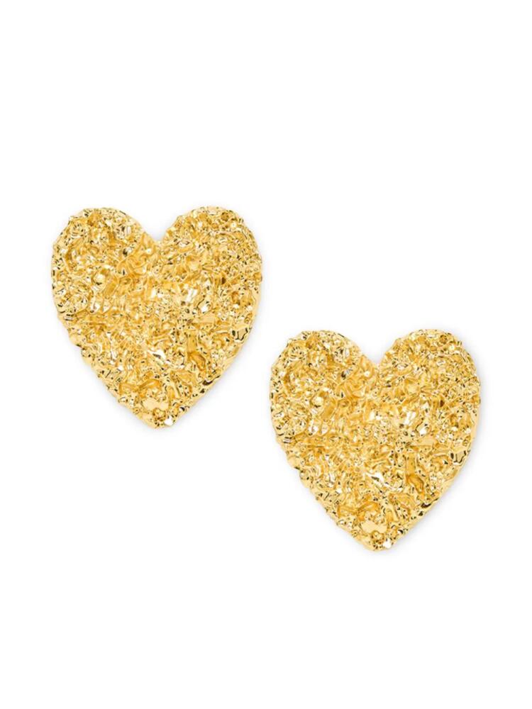 AMBER SCEATS heart earrings - Gold Cover