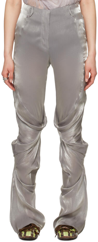 Kiko Kostadinov Gray Orpheus Trousers Cover