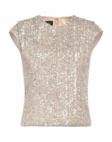 Rochas Woman Top Silver Polyester Cover