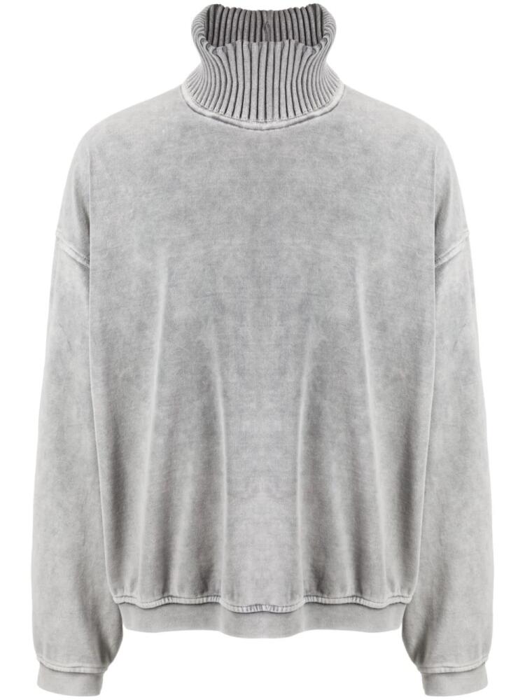 Alexander Wang roll-neck drop-shoulder jumper - Grey Cover