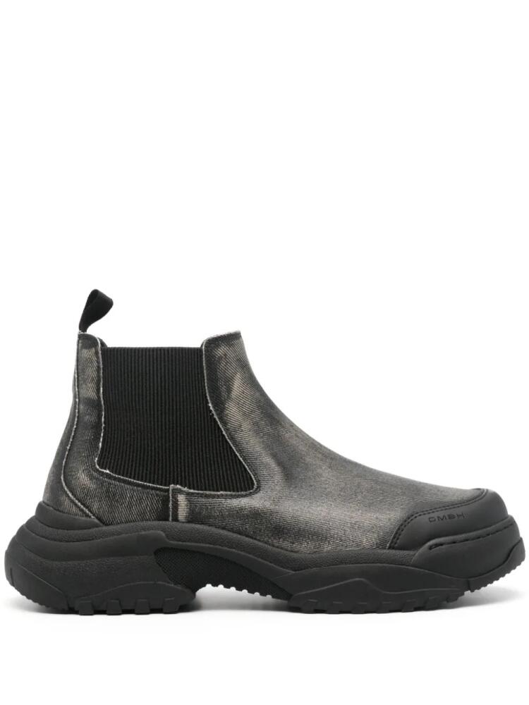 GmbH stonewashed chelsea boots - Black Cover