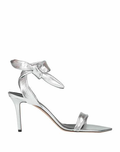 Isabel Marant Woman Sandals Silver Lambskin, Calfskin, Bovine leather Cover